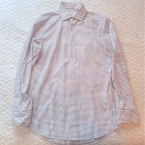Mizzen & Main Leeward Dress Shirt Sz Small Trim